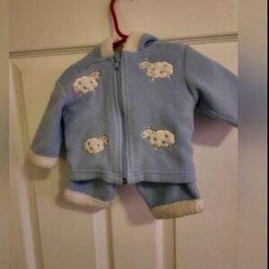 Baby CZ Soft Blue Baby Outfit